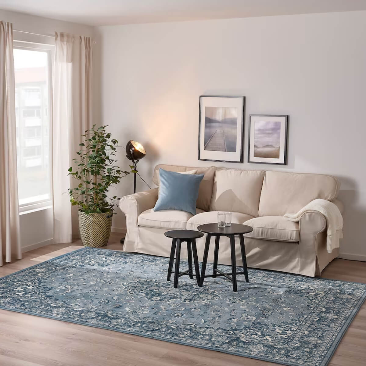 VEDBÄK Rug, low pile