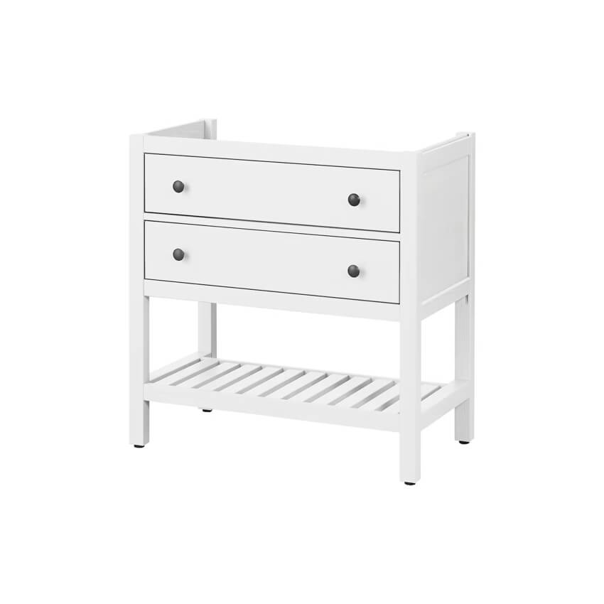 Hemnes Open Sink Cabinet With 2 Drawers