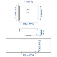 Kilviken Sink 22×18