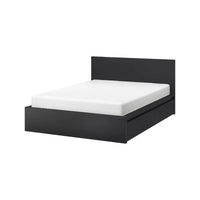 Malm High Bed Frame/4 Storage Boxes