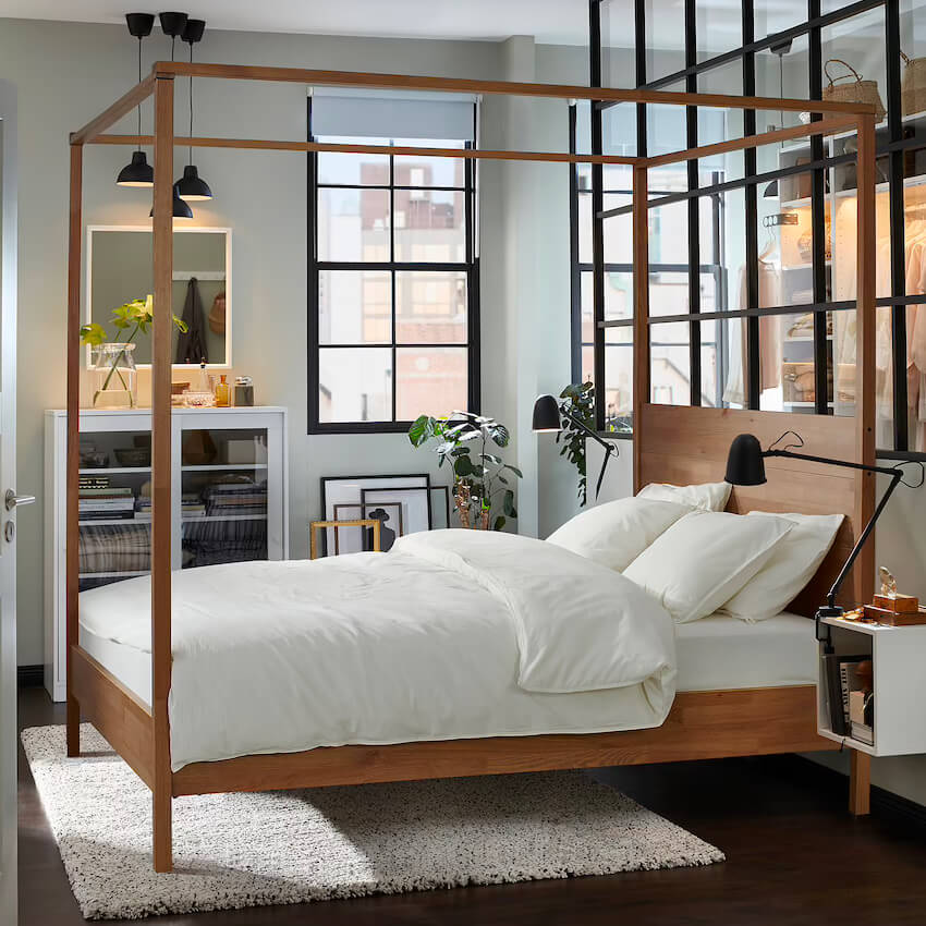 Yttervag Four-Poster Bed Frame