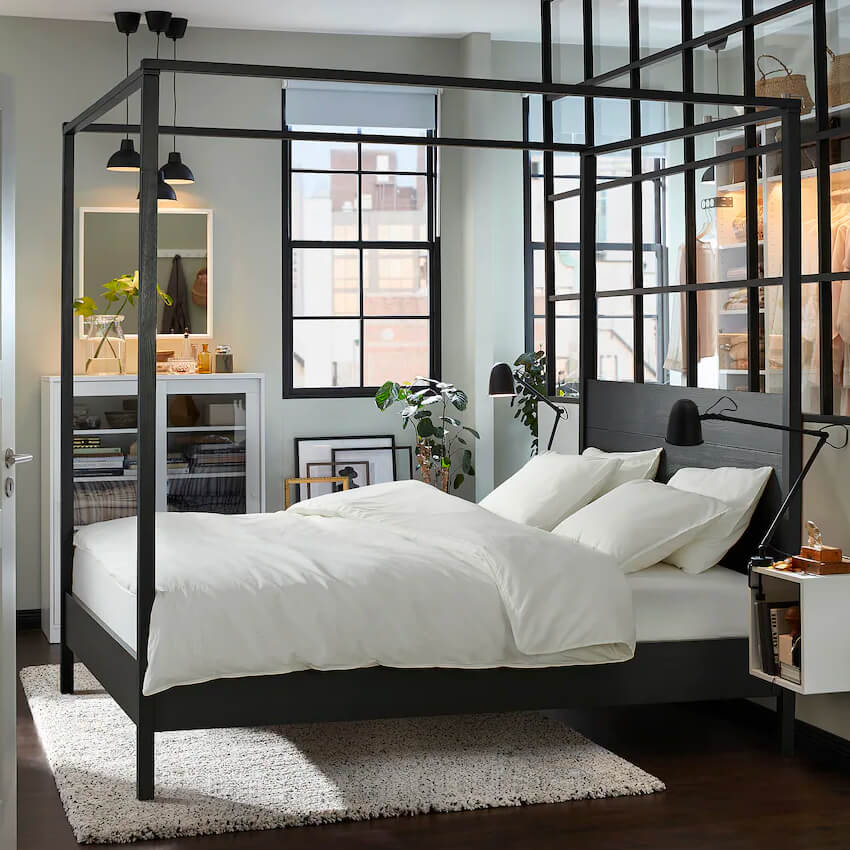 Yttervag Four-Poster Bed Frame