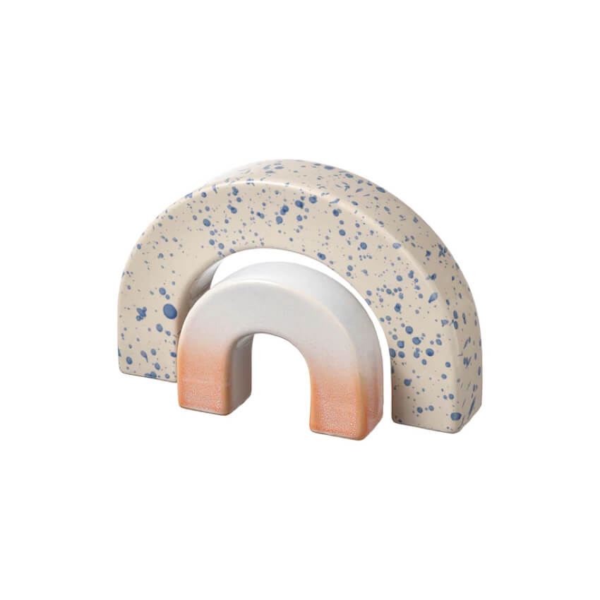 Decoration Set Of 2 Rainbow