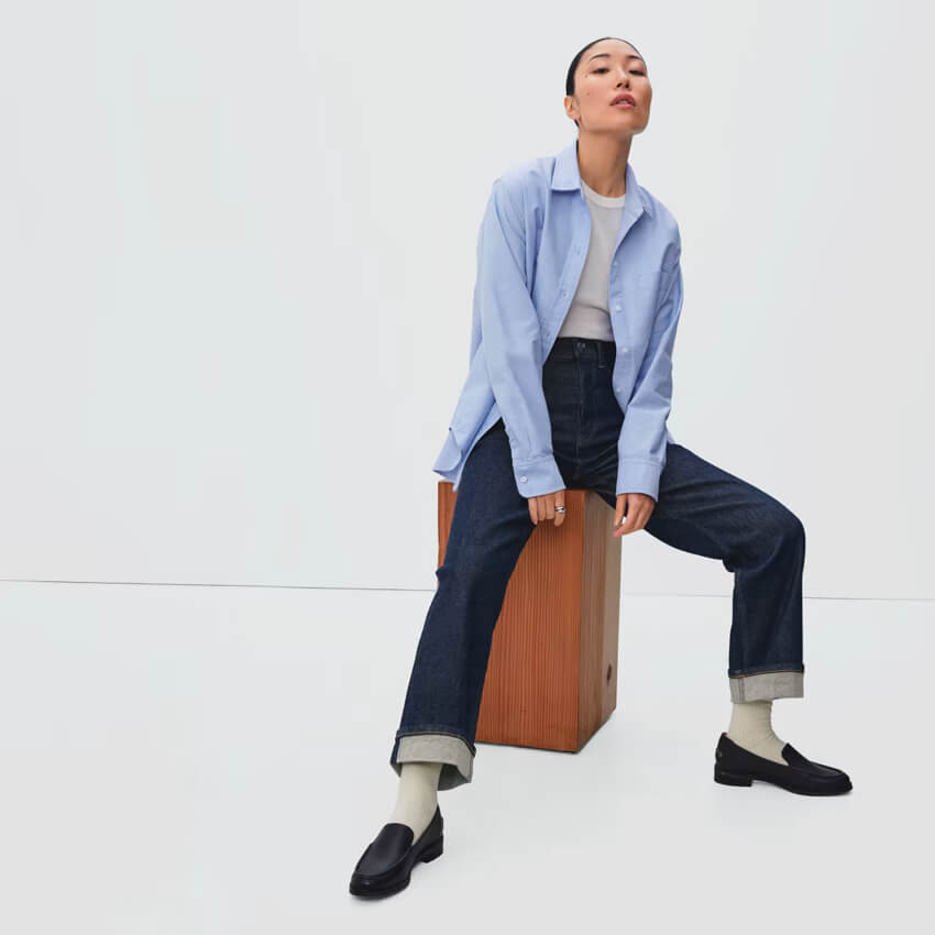 The Oversized Alpaca Crew Pant