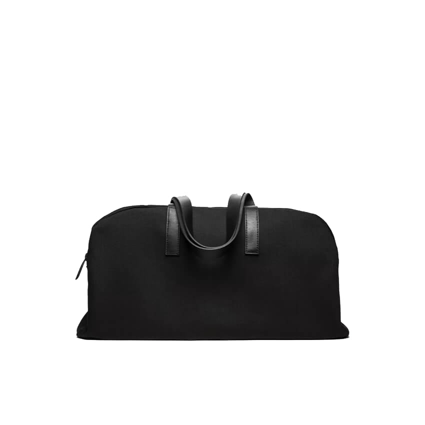 The Leather Twill Weekender Bag