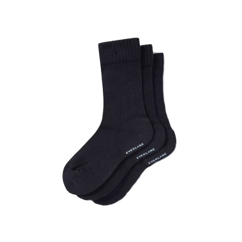 The Organic Cotton Ribbed Crew Sock