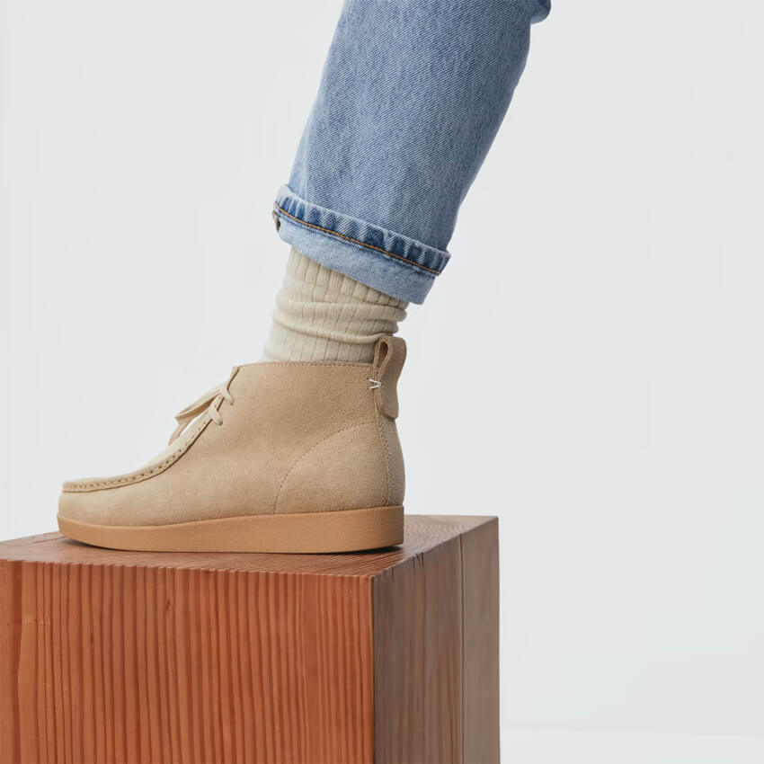 The Moc-Toe Leather Boot Italia