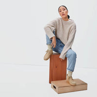 The Moc-Toe Leather Boot Italia