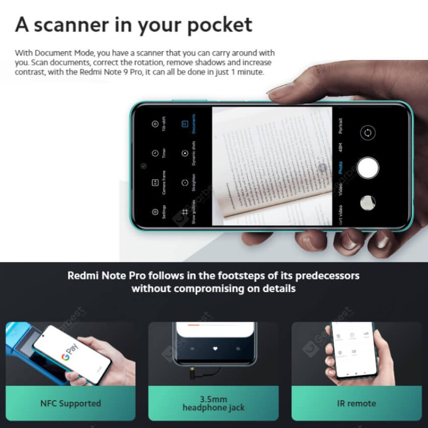 Global Version Redmi Note 9 Pro 6gb