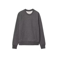 The Felted Merino Cable-Knit Crew
